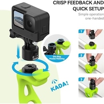 Telesın Hızlı Çıkarma Esnek Montaj Sarma Bandı, Bisiklet Gidon Rulo Çubuk Tüp Çubuk Çubuk Montaj Aksesuarı Aksiyon Kameraları İçin Gopro, Insta360, Djı Siyah, Hızlı Çıkarma