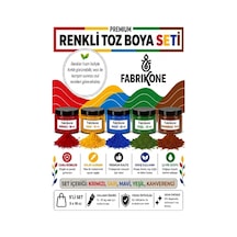 Toz Mum Boyası Seti 10 Cc 5'li Soya & Parafin Wax Için Kırmızı, Sarı, Mavi, Yeşil, Kahverengi Bkfab5ksrmykh10g Karışık