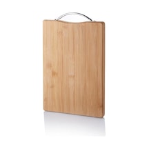 Metal Tutacaklı Lüx Bambu Kesme Tahtası 30cm X20cmx1.8cm Royaleks-67458 Diğer