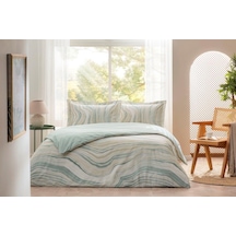 Özdilek Nevresim Takımı Ranforce 57 Tel Tek Kişilik Mınt Natural Marble