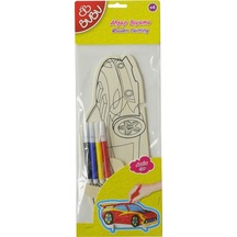 Bu-bu Ahşap Boyama Araba Bubu-ab0041
