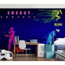 Spor - Fitness Salonu Duvar Kağıdı (397446802)