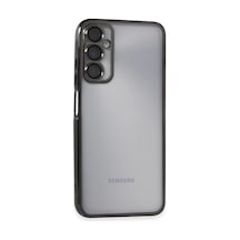 Samsung Galaxy A05s Uyumlu Kılıf Lensli Silikon - Siyah