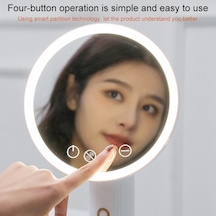 Sones Akıllı Led Masaüstü Makyaj Aynası Dolgu Işığı, Üç Işık Rengi Yeşil