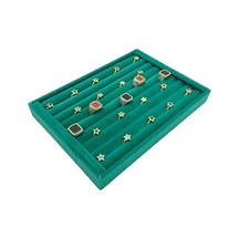 Yüzük Küpe Koldüğmesi Takı Standı Yeşil 17 X 24 Cm