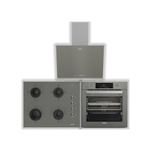 Arçelik AFC 361 G - OCD T 651 EG - ADE 606-2 G Gri Ankastre Set