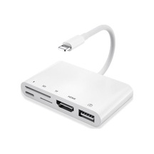 Ally 5In1 Lightning Hdmı Dijital Av Adaptör Otg Usb Hub Kamera