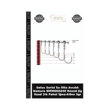 Delux Serisi Su Olta Avcılık Nomura Nm90005040 Round Jig Head 3lü Paket İğne:4/0no 5gr standart