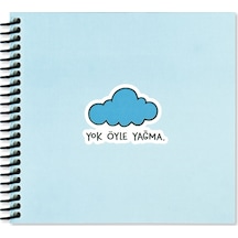 Keskin Color Sticker Defter Hisli Şeyler 16x15 50 Yp Çizgili Yok Öyle Yağma Çok Renkli