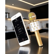 Şarjlı Karaoke Mikrofon Usb Bellek Destekli Uuczkaraokemikrofon4