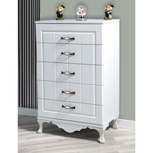 DARDASON K500 5 ÇEKMECELİ BEYAZ ŞİFONYER