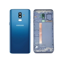 Samsung Uyumlu Galaxy J8 2015 J800 Arka Kapak Pil Kapağı Mavi