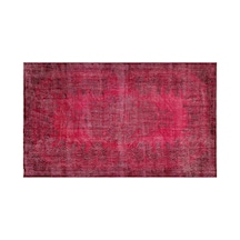 El Dokuması Vintage Yün-pamuk Kırmızı Halı 34718 168 X 280 Cm