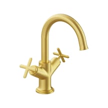 VitrA A4288425 Origin Classic Çift Kumandalı Lavabo Bataryası Fırçalı Altın