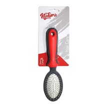Natura Kedi Köpek Oval Fırça Mk328 Small, Tüy Bakım Ve Masaj Fırçası, Kısa Orta Uzun Tüylüler İçin