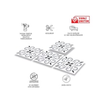 Kendinden Yapışkanlı Geometrik 07 Desenli Pvc Karo, Yapışkanlı Fayans Kaplama, Fayans Çıkartmas
