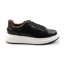 Bambi Siyah Leather Erkek Sneaker E01401098040 Siyah