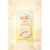 Skin Solu Glow C Vitamini Ve Bitkisel Özlü Kağıt Göz Altı Maskesi Aydınlatıcı Ve Nemlendirici Göz Altı Bakım Bandı 1 Çift