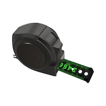 10mx25mm-yüksek Görünürlük Kendinden Kilitli Ölçüm Floresan Çelik Mezura Kolay Okuma