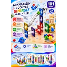 Mıknatıslı Manyetik Parkur Seti 101 Parça