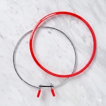 2 Adet Metal Yaylı Kasnak Büyük Boy Nakış Kasnağı 19.5 Cm
