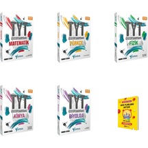 Toprak Tyt Matematik Türkçe Fizik Kimya Biyoloji 5li Set Soru Bankası + Planlama Defteri
