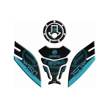 Cf Moto 150 Nk 2016 - 2023 Uyumlu Tank Pad Set 001 Çok Renkli