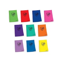 Çınar College 60 Yaprak A4 Düz Çizgisiz Defter Pp Kapak - 4 Adet Çok Renkli