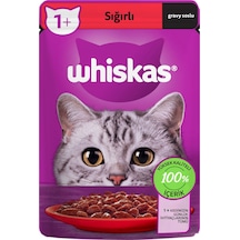 Whiskas Pouch Sığırlı Yetişkin Kedi Maması 28 x 85 G