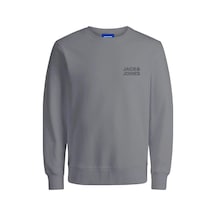 Jack & Jones Jorlogo Sweat Crew Neck Tr Ss25 Gri