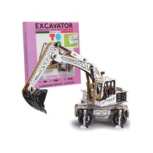 Excavator 3d Boyanabilir Maket Ex6019