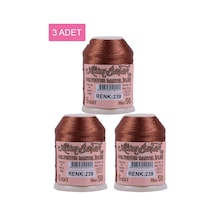 3 Adet Altınbaşak Oya Ve Dantel İpi 20 Gr - Royaleks - No: 239