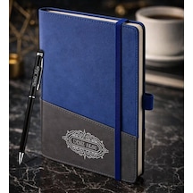 Bk Gift Kişiye Özel Mavi Termo Deri Defter Ve Touchpen Kalem Seti -11, Kurumsal Ve Özel Hediye, Yeni İş Hediyesi Kobitmeyencom36082 Bk Gift