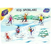 Mey İthalat Ahşap Tutmalı Sporlar Yapboz