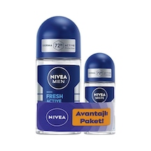Men Erkek Roll-on Deodorant Fresh Active 50 Ml 25 Ml
