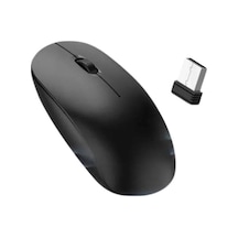 Ergonomik Tasarım Kablosuz Siyah Mouse Hassas Uzun Ömürlü Ergonomik Kablosuz Mouse