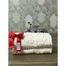 2 Li Banyo Ayak Havlusu Krem Pembe
