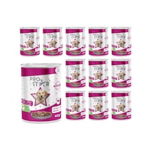 Prostar Yetişkin Köpek Biftekli Ve Jöleli Konserve Mama 400 Gr X 12 Adet