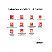 Bey Mobilya 535124800 Capella Werzalit Mutfak Masası 80 x 120 Esb - Siyah