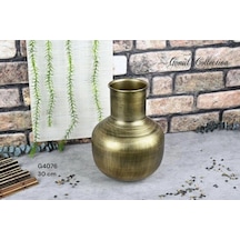 Gönül Mutfak Metal Vazo 23x31 Cm Gold