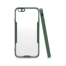 Apple iPhone Uyumlu 6 Kılıf Platin Silikon - Yeşil