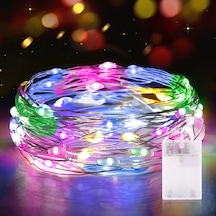 10 Metre Renkli Peri Led Işık Ultra Parlak Led Işık Yılbaşı Ağacı Işığı Noel Işığı Su Geçirmez Model