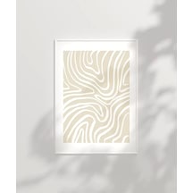Çerçevesiz Poster Organik Formlar
