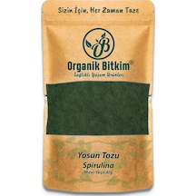 Organik Bitkim Yosun Tozu - Spirulina (Mavi-Yeşil Alg) 50 G