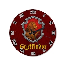 Gryffindor Harry Potter Tasarım Duvar Saati (407732716) Çok Renkli