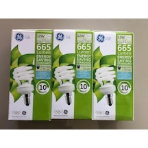6 Adet General Elc. E 14 Tasarruflu Lamba 12w 55w 665 Lümen 65