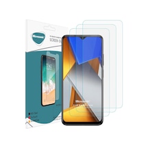 Microsonic Xiaomi Poco M4 Screen Protector Nano Glass Cam Ekran Koruyucu 3 Lü Paket