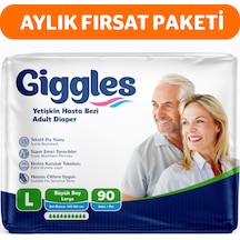 Giggles Yetişkin Bel Bağlamalı Hasta Bezi Large 3 x 30'Lu
