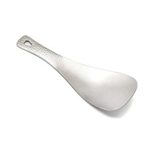 Pazly Titanyum Pirinç Kaşığı & Spatula, Kamp Çantası İçin, Ultralight, Çevre Dostu, Gümüş Renk Gümüş