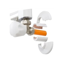 Havlupan Boru Gizleme/ayarlı- Beyaz - Ahb100 Siyah